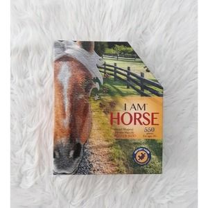 Horse 550 Piece Head Shape Jigsaw Puzzle